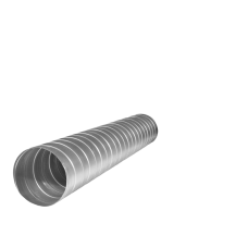 Воздуховод ф100 L-1м спирально-навивной из оцинкованной стали 0,5 мм